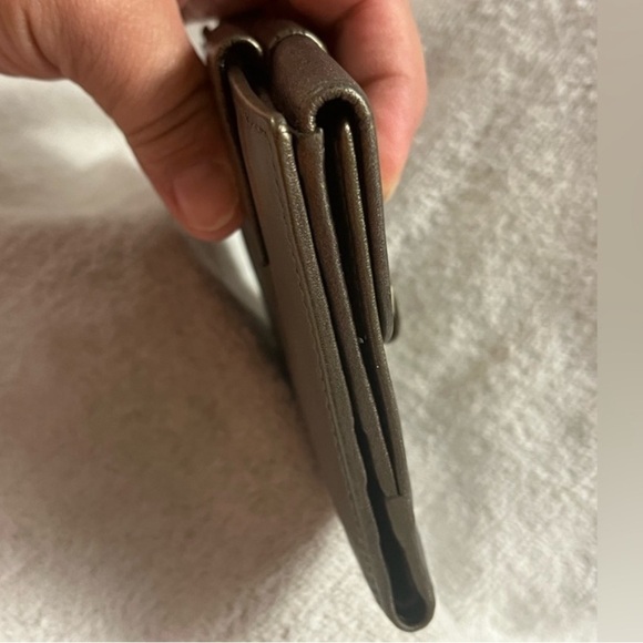 BVLGARI Metallic Brown Chandra with Leather Double Ring Flap monogram - Picture 12 of 13